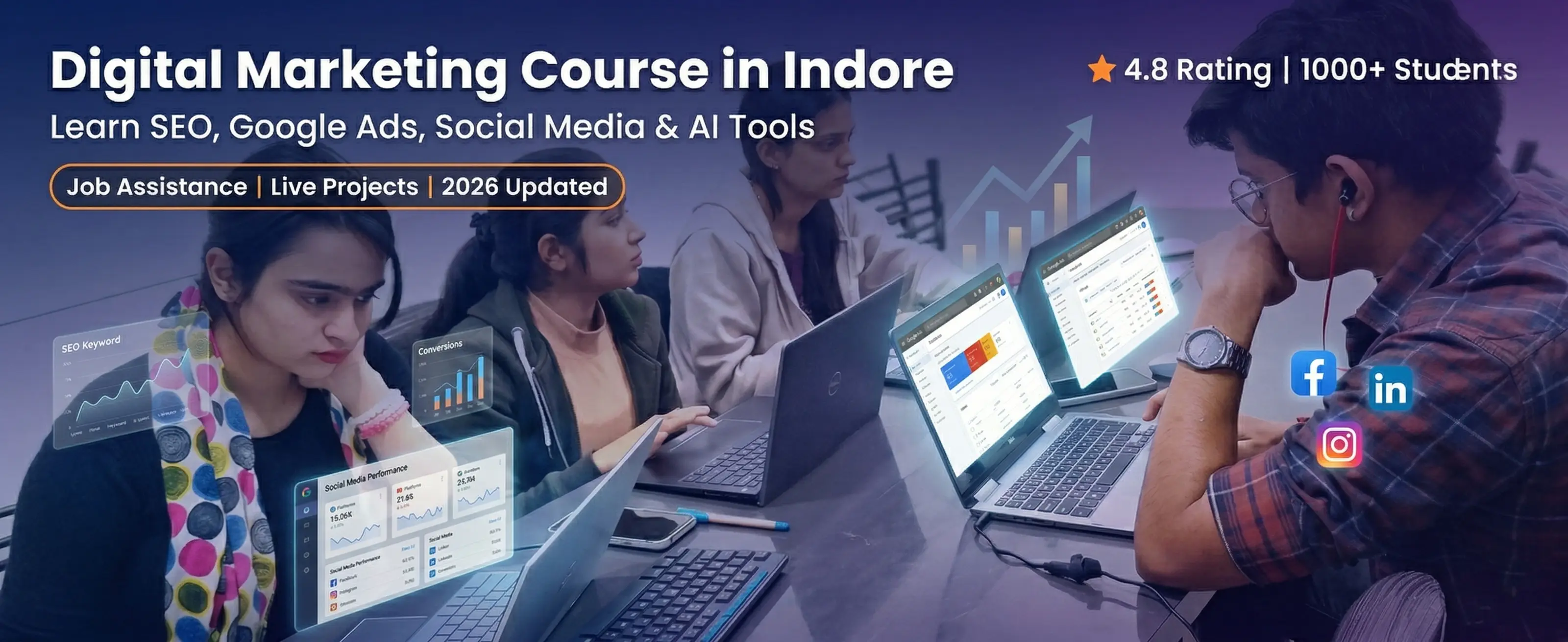 Digital marketing course in Indore — Future Multimedia institute