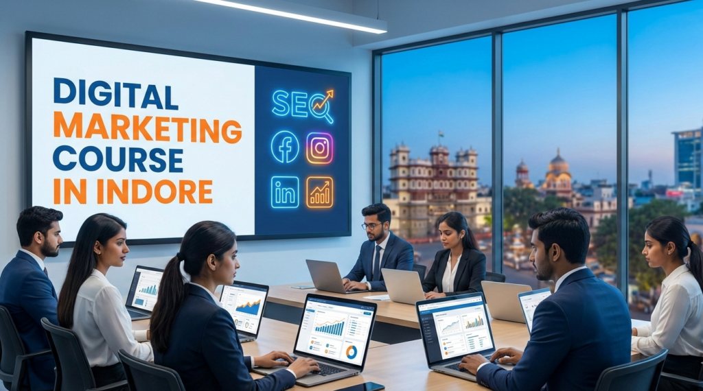 Digital marketing course in Indore Future Multimedia classroom training